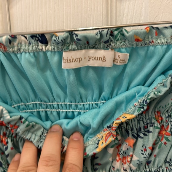 NWOT Bishop + Young Floral tube top in size small - Picture 3 of 7